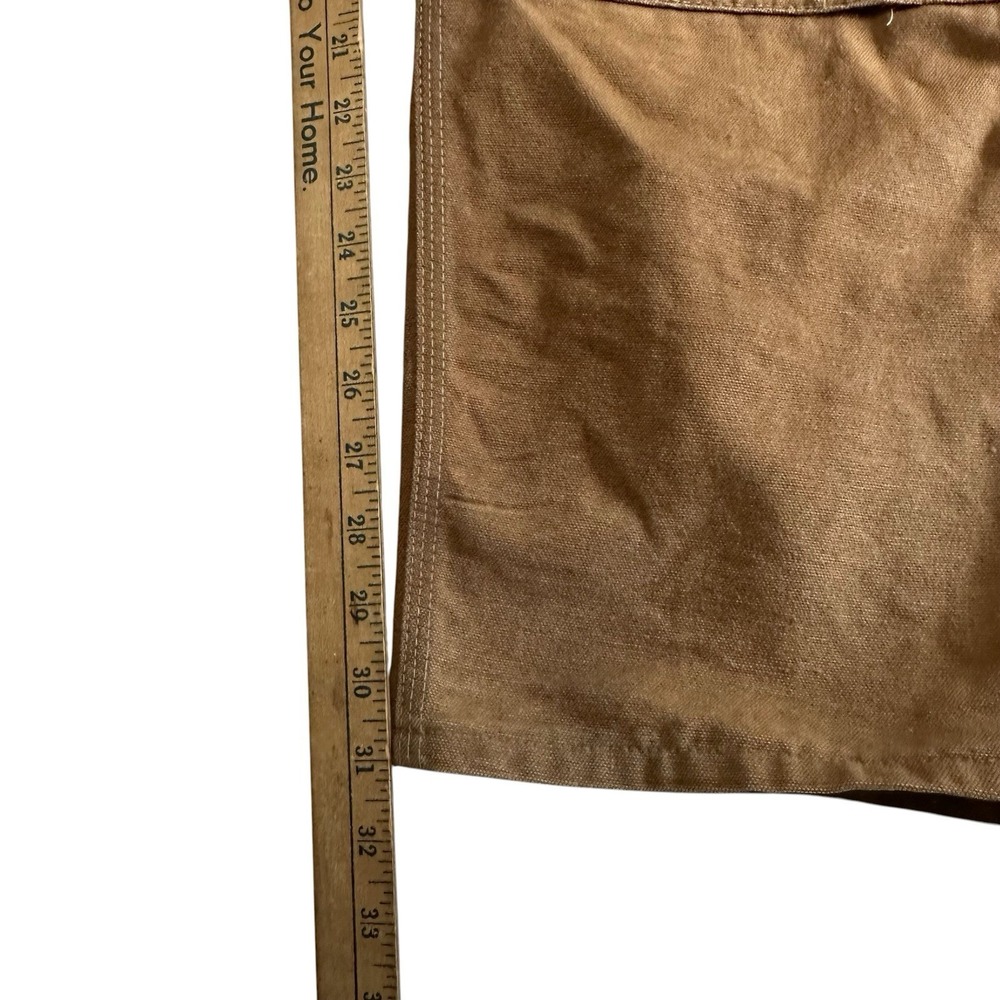 CARHARTT Men's 38x31 Brown Canvas Double Knee Carpenter Pants Stained - Picture 13 of 13